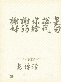 谢谢你总是把最好的给我句子