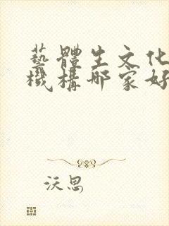 艺体生文化辅导机构哪家好