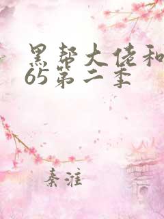 黑帮大佬和我365第二季