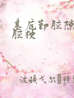 基底节腔隙性脑腔梗