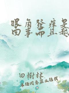 眼角发痒是怎么回事而且越揉越痒