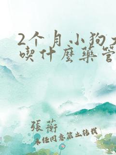 2个月小狗犬瘟吃什么药管用