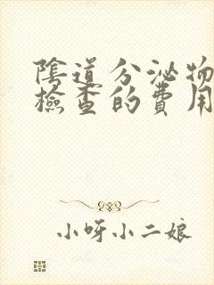 阴道分泌物常规检查的费用