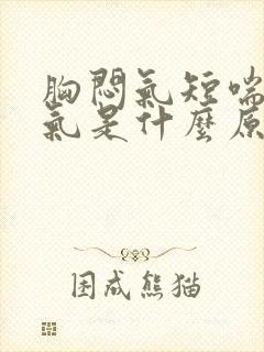 胸闷气短喘不过气是什么原因