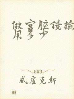 做宫腔镜检查费用多少