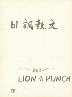 bl 调教文