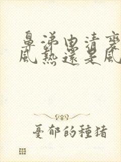 鼻涕由清变黄是风热还是风寒