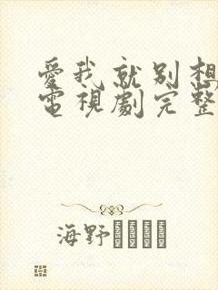 爱我就别想太多电视剧完整版40集