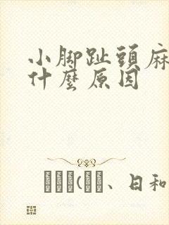 小脚趾头麻木是什么原因