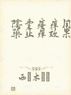 阴囊瘙痒用什么药止痒效果最好