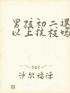 男孩初二退学可以上技校吗