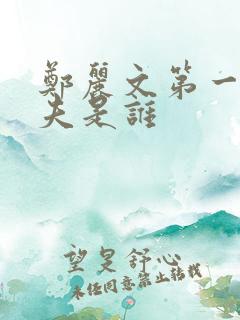 郑丽文第一任丈夫是谁