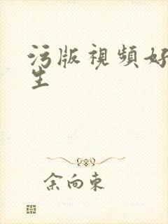 污版视频好色先生