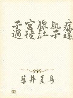 子宫腺肌症月经过后肚子还疼怎么回事