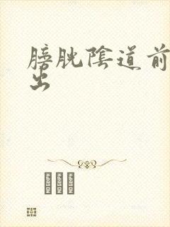 膀胱阴道前壁膨出