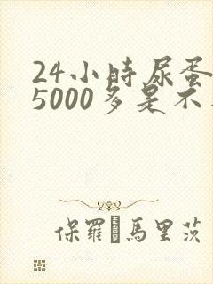 24小时尿蛋白5000多是不是很严重