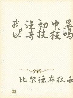 我没初中毕业可以去技校吗