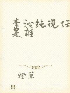 李沁纯现任丈夫是谁