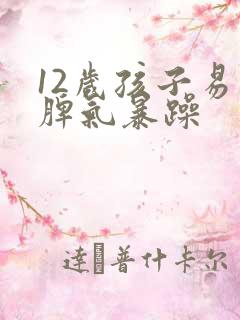 12岁孩子易怒脾气暴躁