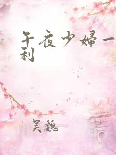 午夜少妇一级福利