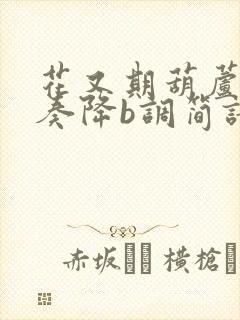 花又期葫芦丝独奏降b调简谱