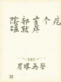 阴部有个疙瘩一碰就疼