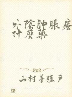 外阴肿胀瘙痒抹什么药