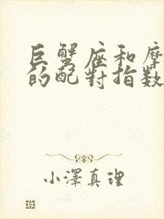 巨蟹座和摩羯座的配对指数