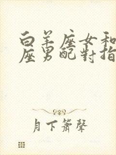 白羊座女和双子座男配对指数