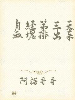 月经第三天好多血块排出来什么情况啊