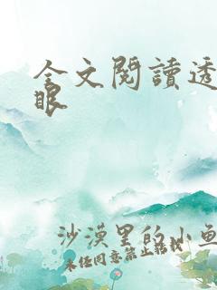 全文阅读透视之眼