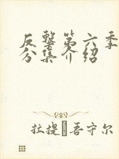 反击第六季剧情分集介绍