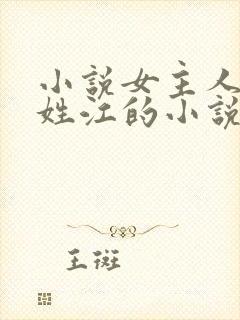 小说女主人公叫姓江的小说