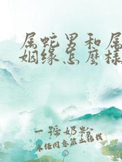 属蛇男和属蛇女姻缘怎么样