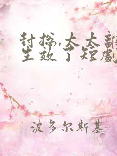 封总,太太离婚生效了短剧