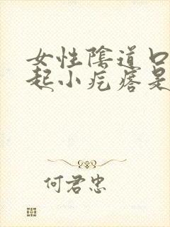 女性阴道口外面起小疙瘩是怎么回事