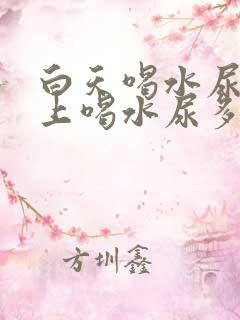 白天喝水尿少晚上喝水尿多