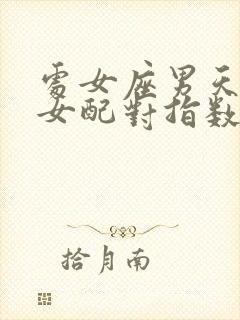 处女座男天秤座女配对指数