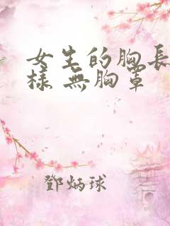 女生的胸长什么样 无胸罩