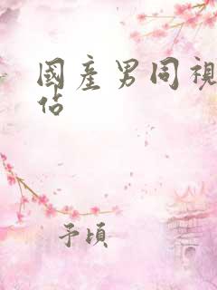 国产男同视频网站