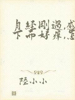 月经刚过,感觉下面好痒,怎么办