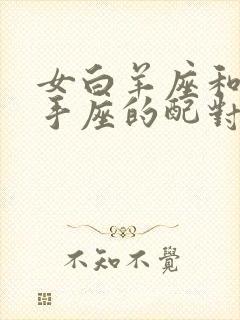 女白羊座和男射手座的配对指数