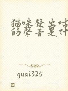 猫咪发出咕噜噜的声音是什么意思