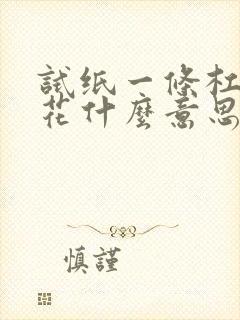 试纸一条杠一条花什么意思