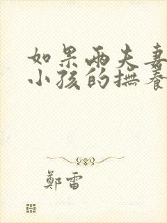 如果两夫妻离婚小孩的抚养权最终归谁