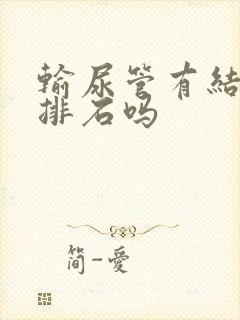 输尿管有结石能排石吗