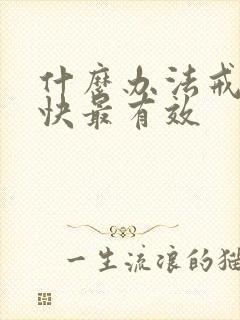 什么办法戒酒最快最有效