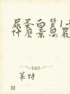 尿蛋白质1十是什么意思严重吗