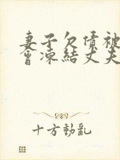 妻子欠债被起诉会冻结丈夫账户吗