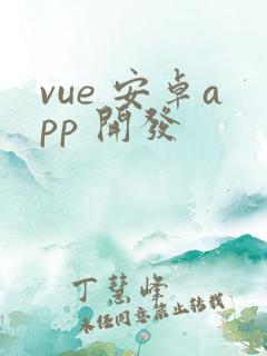 vue 安卓app 开发